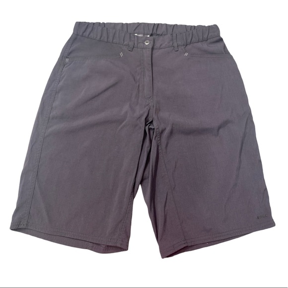 Mountain Equipment Women’s Size 14 Black Stretch Shorts with Button and Zipper - Picture 1 of 10